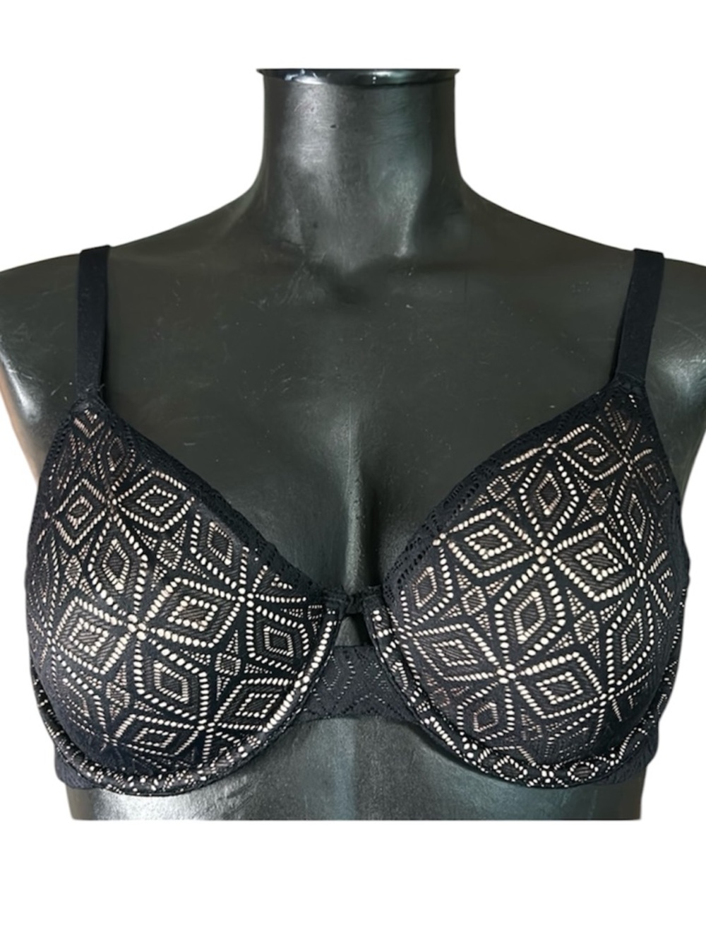 Auden Black Lace Underwire Bra